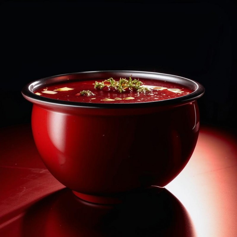 Veganer Ukrainischer Borschtsch (Ukrainische Rote-Bete-Suppe)